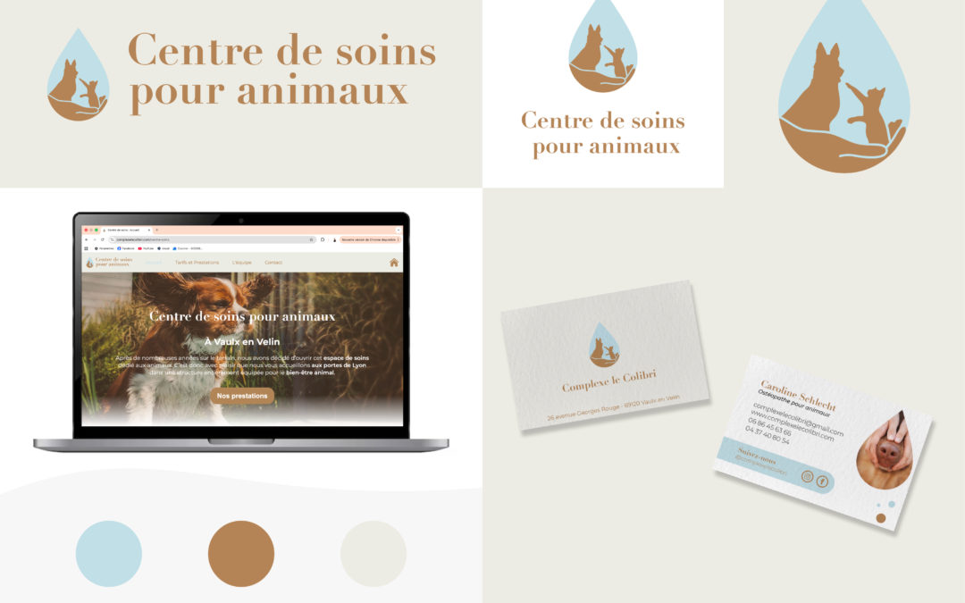Identité visuelle et site web • Centre de soins pour animaux